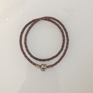 Pandora leather bracelet